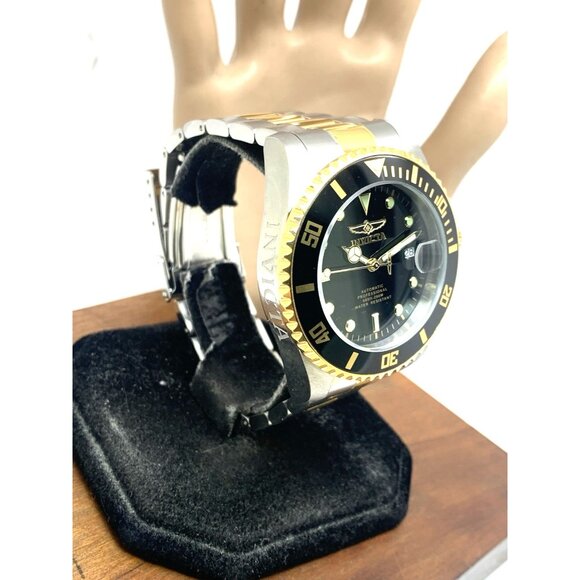 Invicta Men's Watch 36973 Pro Diver Automatic Black Dial Two Tone Steel 44mm - Picture 15 of 15